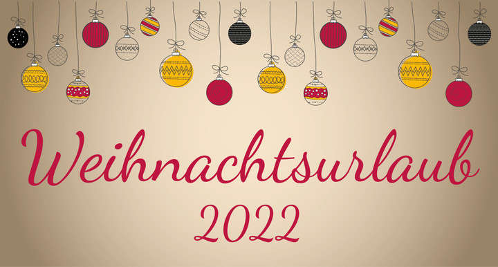 Weihnachtsurlaub 2022
