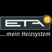 ETA Logo mit Slogan und Outline für dunklen Hintergrund in Farbe/4c